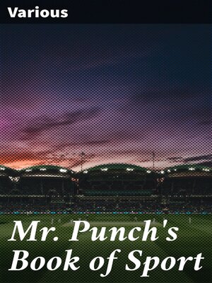 cover image of Mr. Punch's Book of Sport